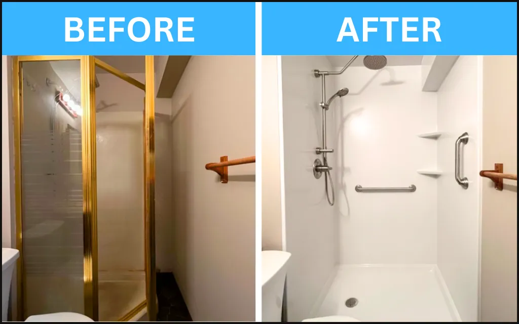 Shower Remodeling in 1 Day
